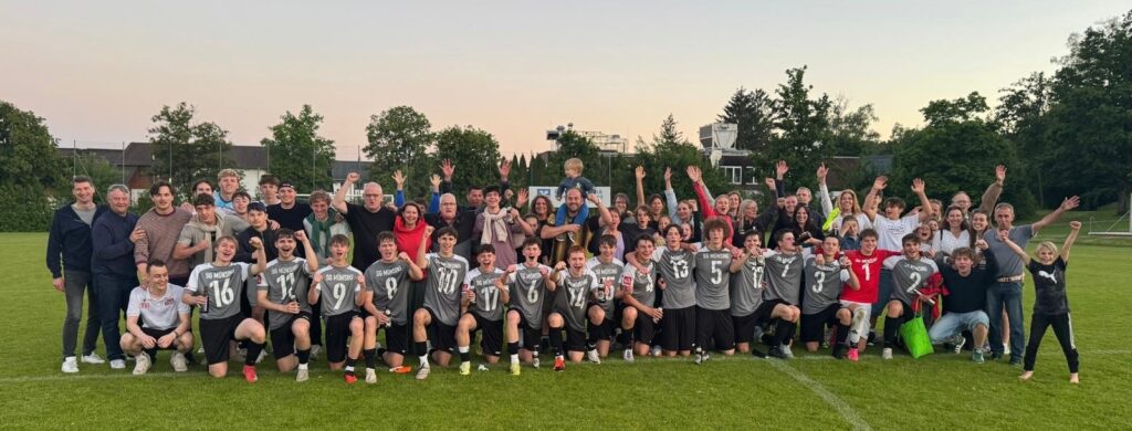 A-JUNIOREN SG MÜNSING/BERG HOLT SICH DIE MEISTERSCHAFT IN DER KREISKLASSE!